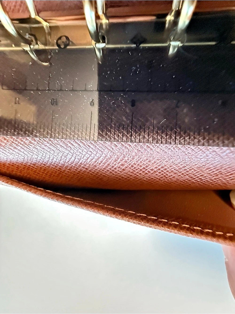 Louis Vuitton Agenda PM Monogram Wallet Brown & Gold - Picture 9 of 11